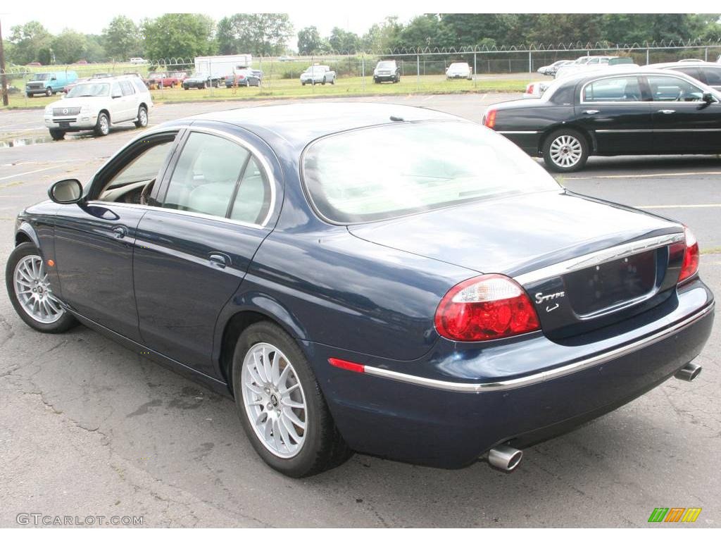 2006 S-Type 3.0 - Indigo Blue Metallic / Champagne photo #8