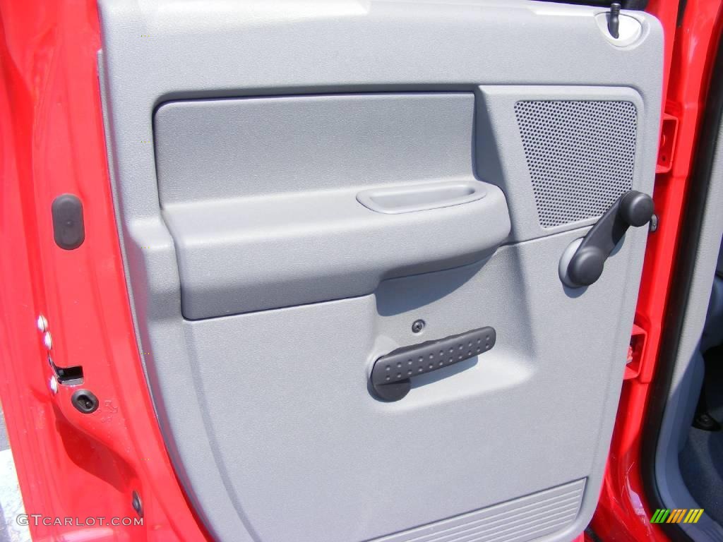 2008 Ram 1500 ST Quad Cab - Flame Red / Medium Slate Gray photo #13