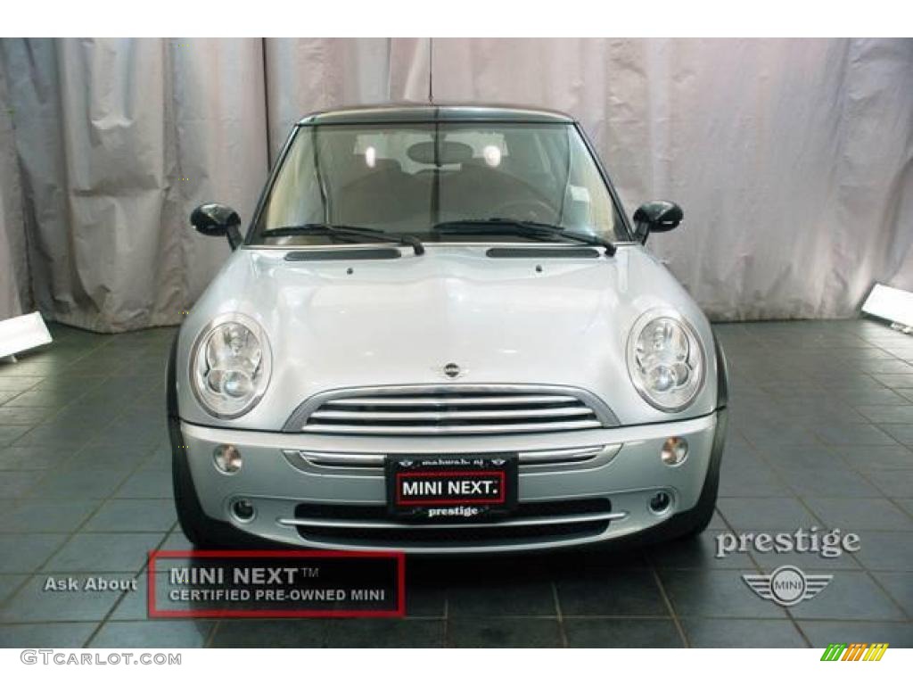 2006 Cooper Hardtop - Pure Silver Metallic / Black/Panther Black photo #5