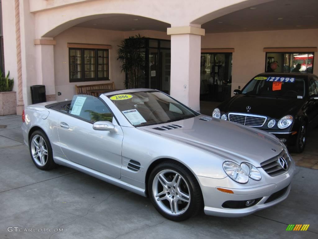 2006 SL 500 Roadster - Iridium Silver Metallic / Charcoal photo #17