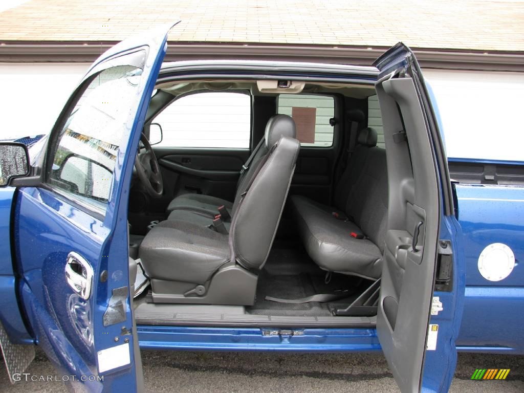 2004 Silverado 1500 Work Truck Extended Cab 4x4 - Arrival Blue Metallic / Dark Charcoal photo #7