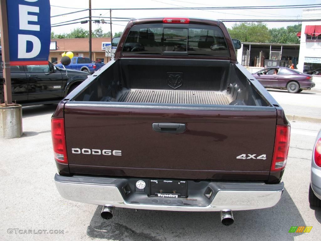 2004 Ram 1500 ST Regular Cab 4x4 - Deep Molten Red Pearl / Taupe photo #3
