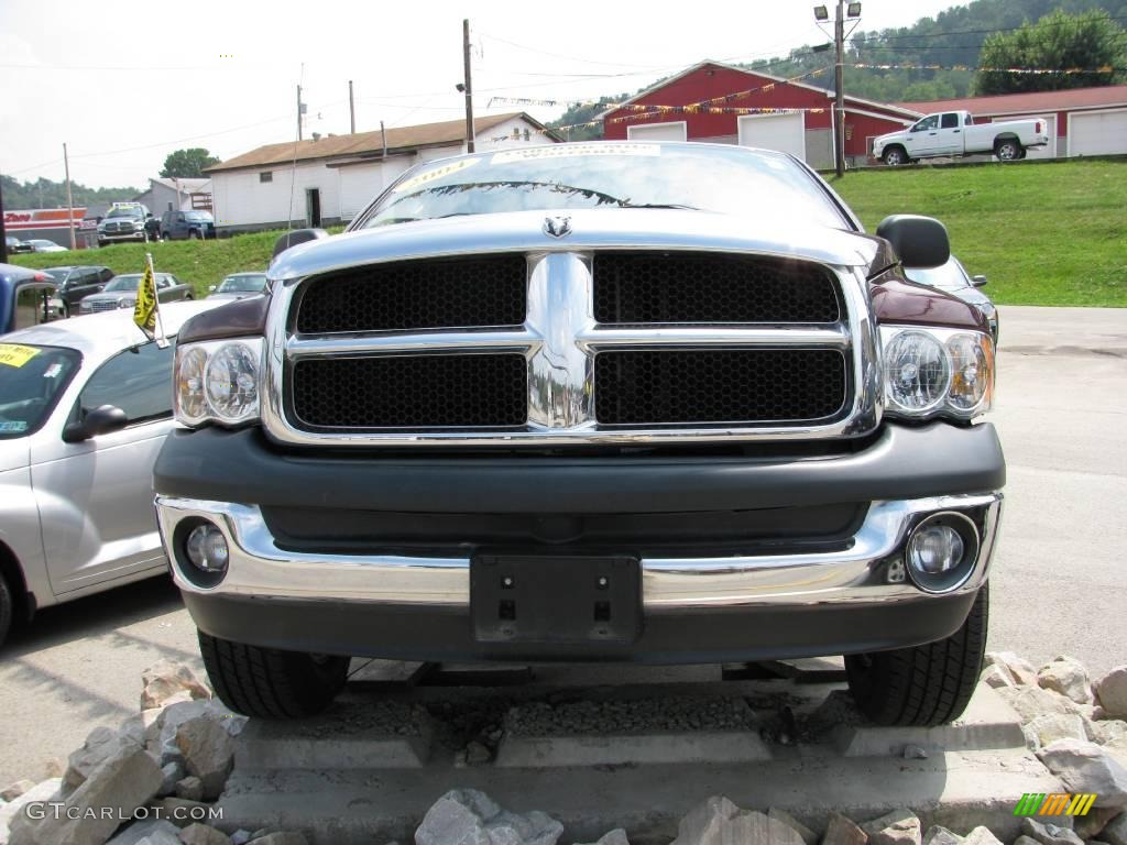 2004 Ram 1500 ST Regular Cab 4x4 - Deep Molten Red Pearl / Taupe photo #14