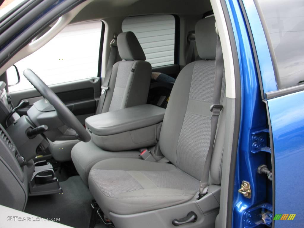 2007 Ram 1500 SLT Quad Cab 4x4 - Electric Blue Pearl / Medium Slate Gray photo #7