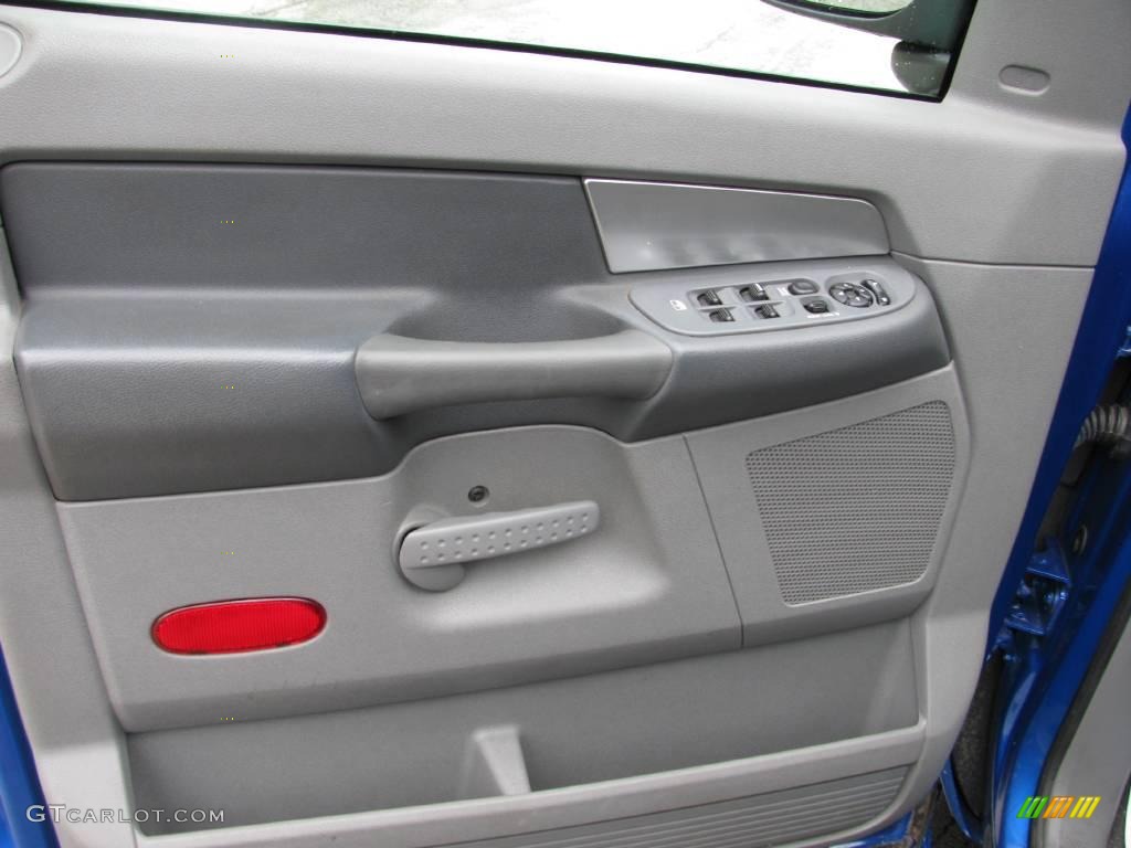 2007 Ram 1500 SLT Quad Cab 4x4 - Electric Blue Pearl / Medium Slate Gray photo #16