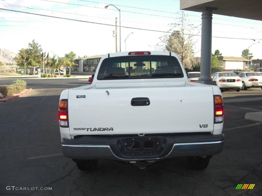 2000 Tundra SR5 Extended Cab - Natural White / Gray photo #6