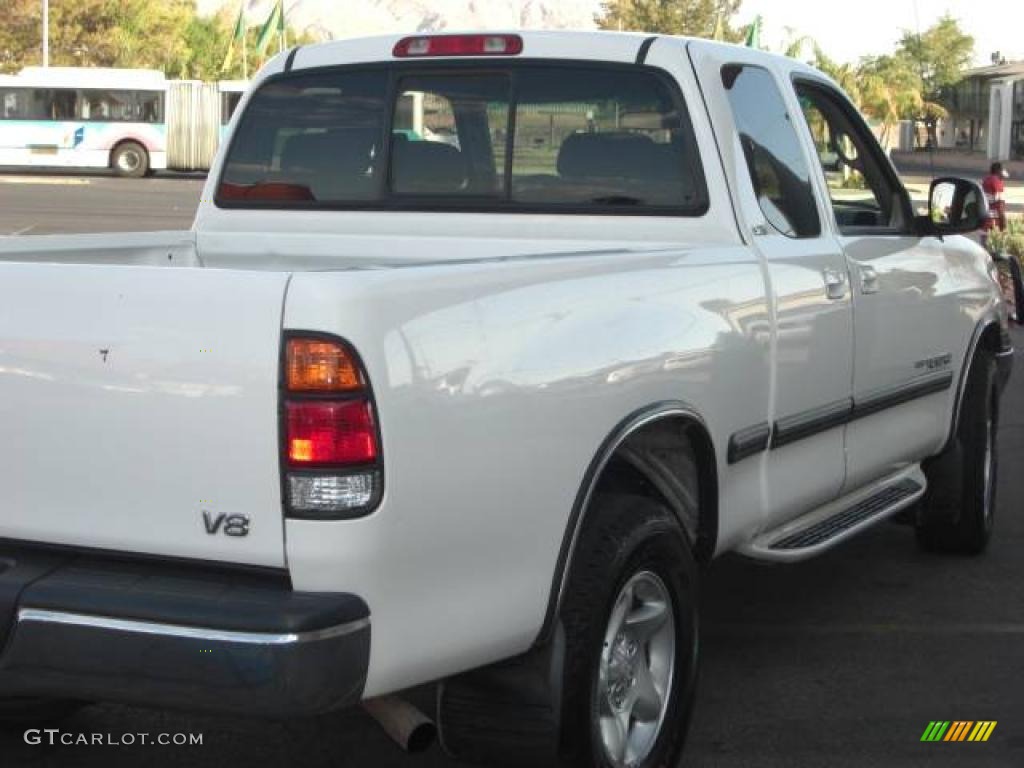 2000 Tundra SR5 Extended Cab - Natural White / Gray photo #7