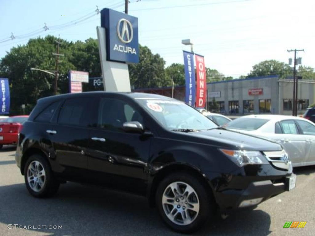 2007 MDX Technology - Formal Black Pearl / Ebony photo #1