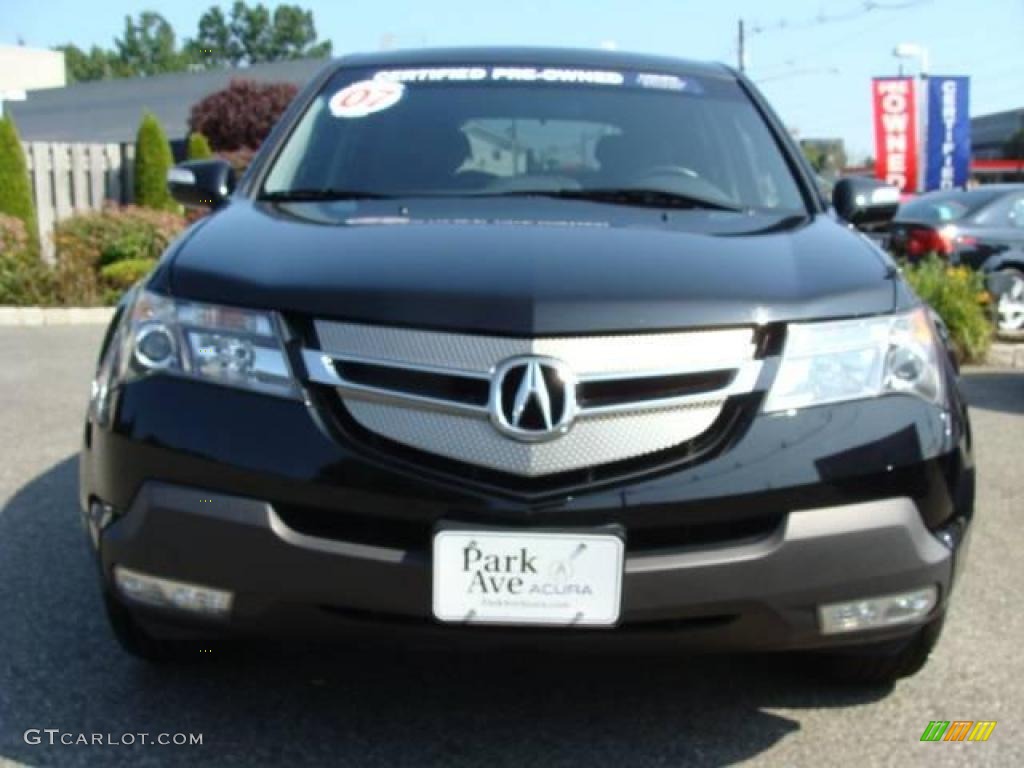 2007 MDX Technology - Formal Black Pearl / Ebony photo #2