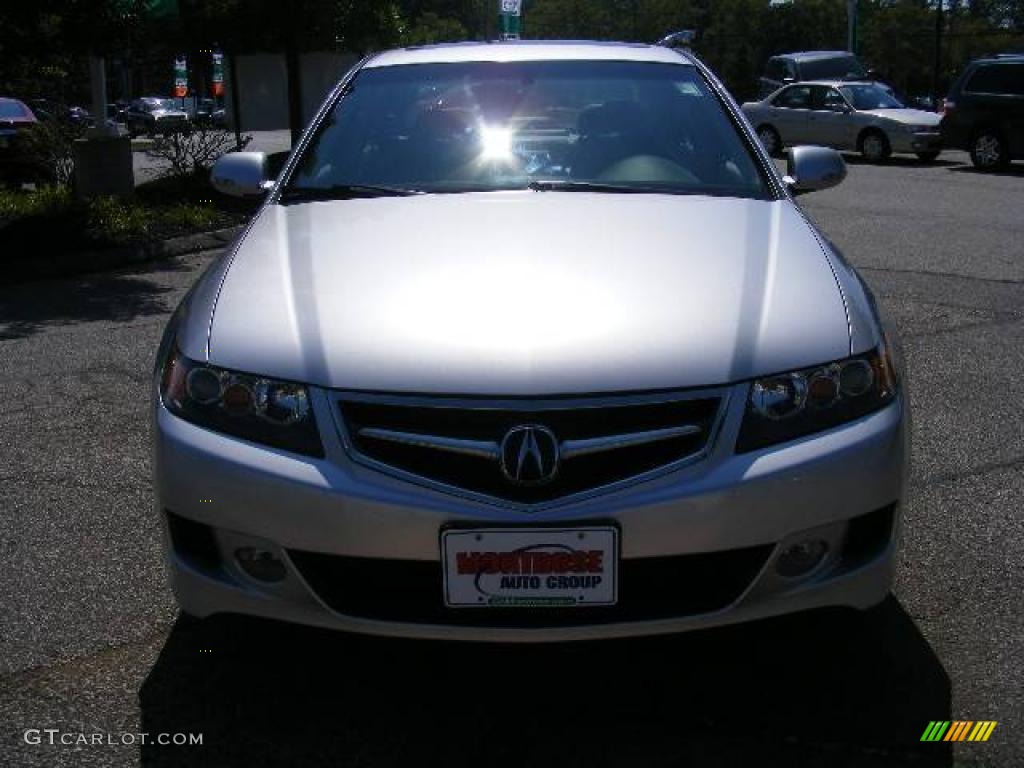 2006 TSX Sedan - Alabaster Silver Metallic / Quartz Gray photo #8