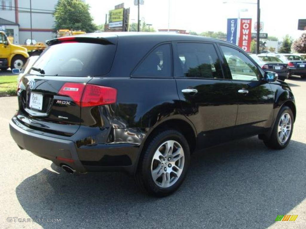 2007 MDX Technology - Formal Black Pearl / Ebony photo #6