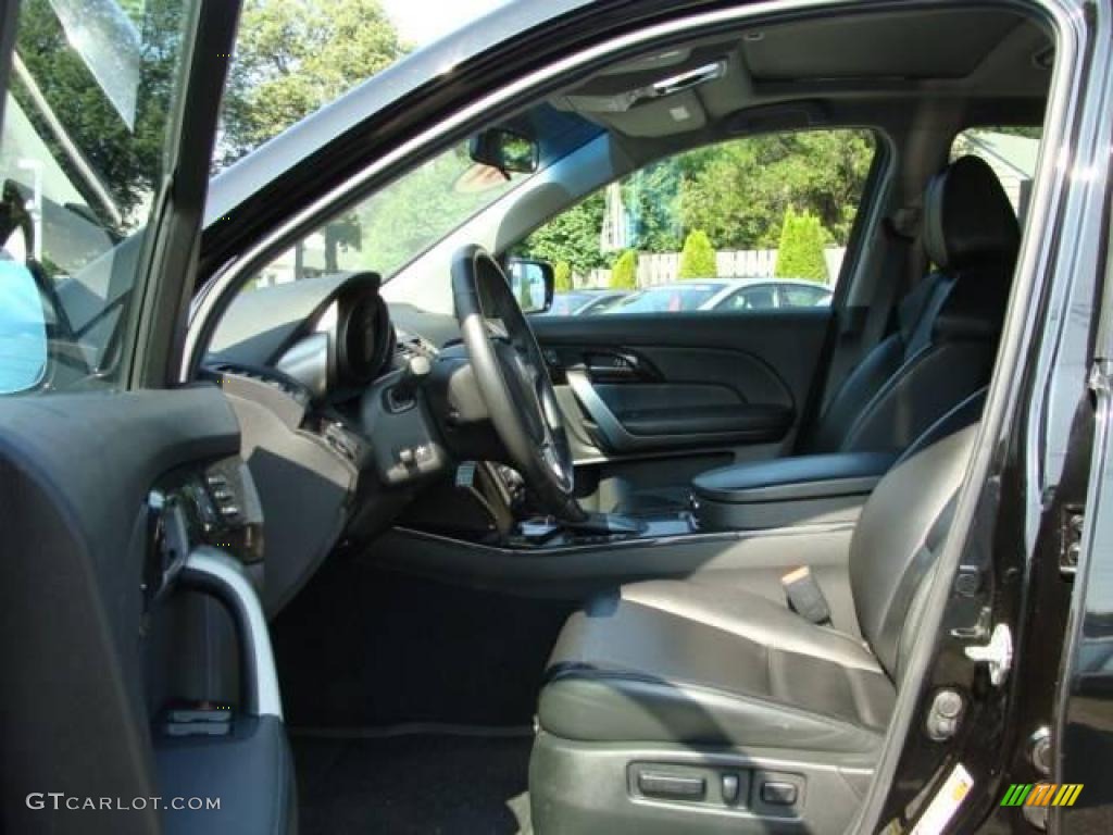 2007 MDX Technology - Formal Black Pearl / Ebony photo #8