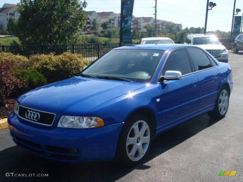 2001 S4 2.7T quattro Sedan - Nogaro Blue / Onyx/Blue photo #1
