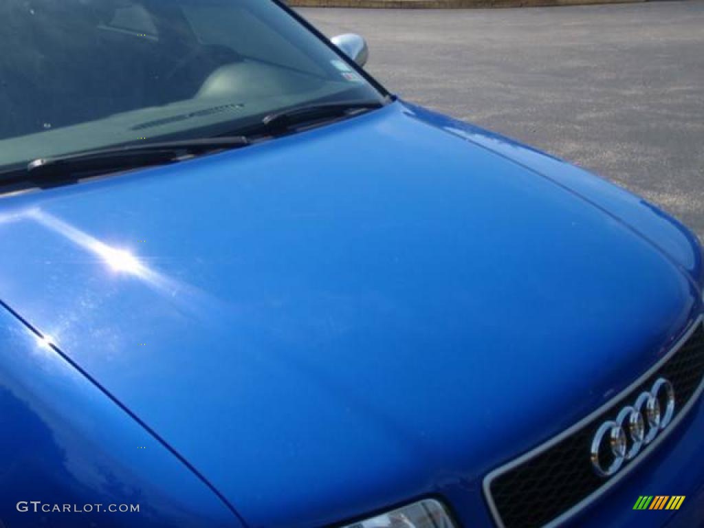 2001 S4 2.7T quattro Sedan - Nogaro Blue / Onyx/Blue photo #5