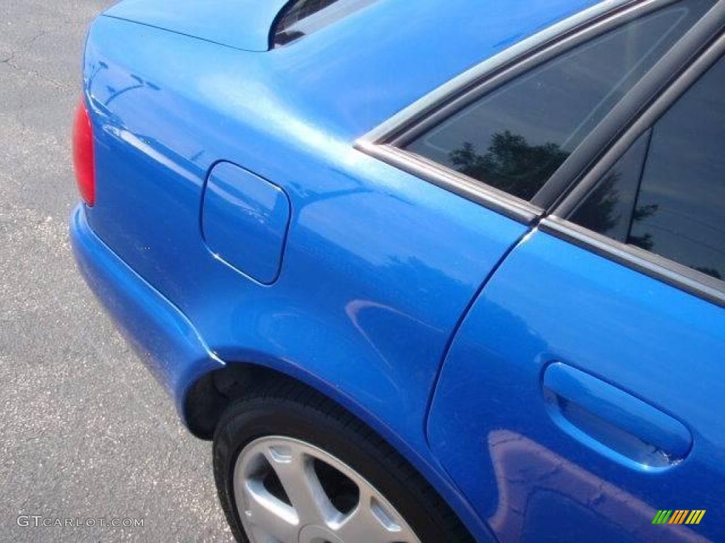 2001 S4 2.7T quattro Sedan - Nogaro Blue / Onyx/Blue photo #10