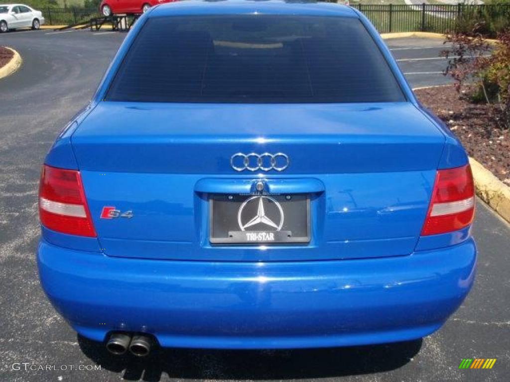 2001 S4 2.7T quattro Sedan - Nogaro Blue / Onyx/Blue photo #11