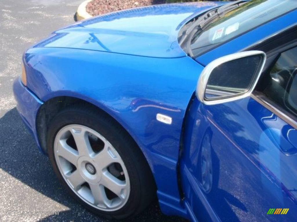 2001 S4 2.7T quattro Sedan - Nogaro Blue / Onyx/Blue photo #15