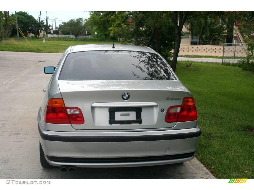 2000 3 Series 328i Sedan - Titanium Silver Metallic / Black photo #10