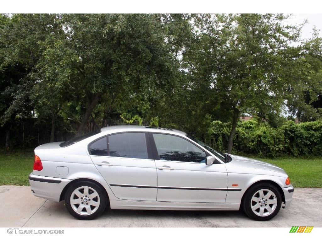 2000 3 Series 328i Sedan - Titanium Silver Metallic / Black photo #16