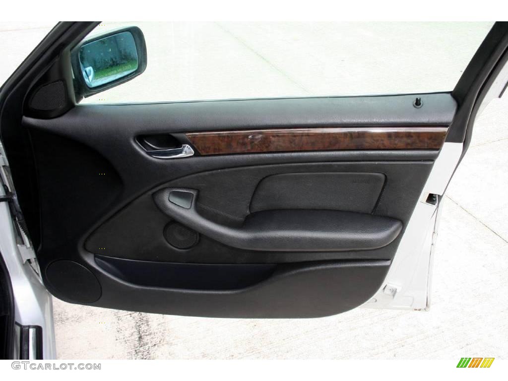 2000 3 Series 328i Sedan - Titanium Silver Metallic / Black photo #36