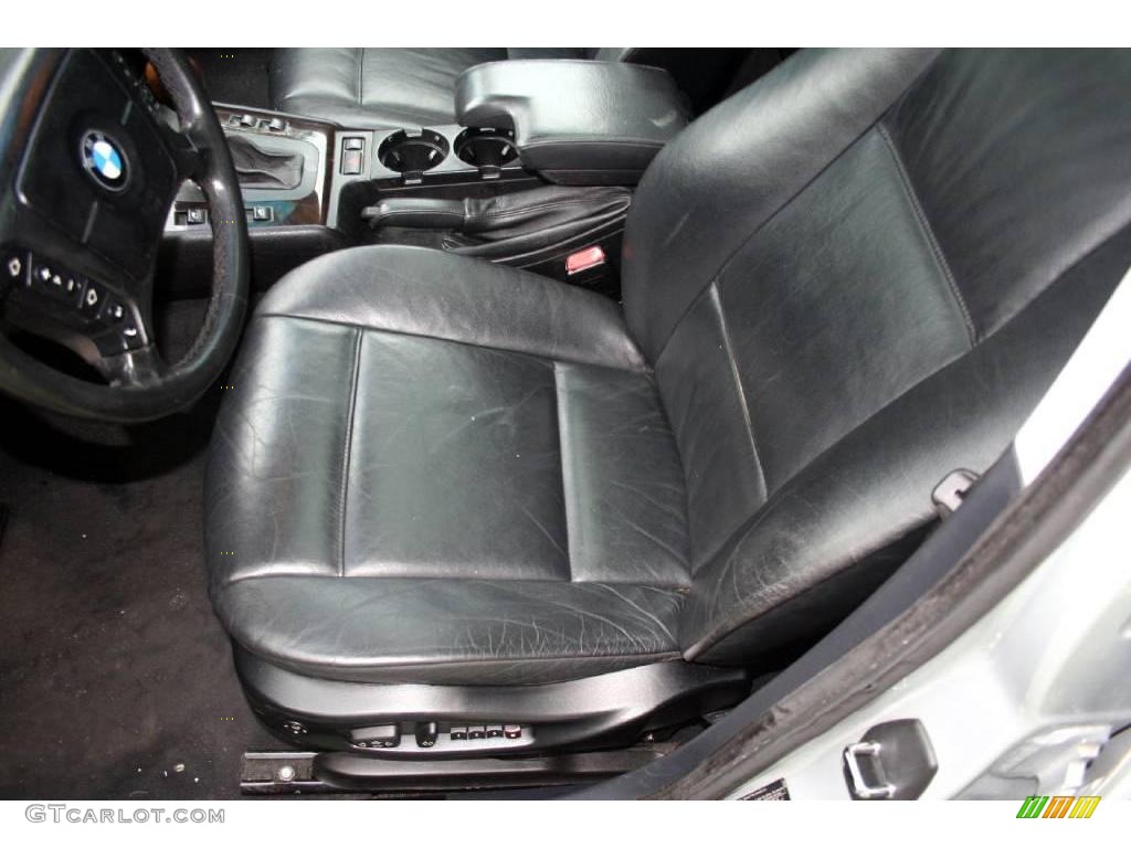 2000 3 Series 328i Sedan - Titanium Silver Metallic / Black photo #39