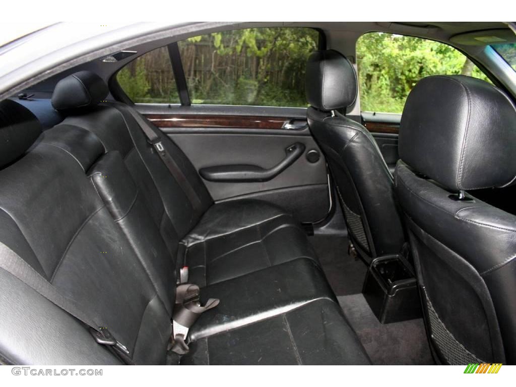 2000 3 Series 328i Sedan - Titanium Silver Metallic / Black photo #48