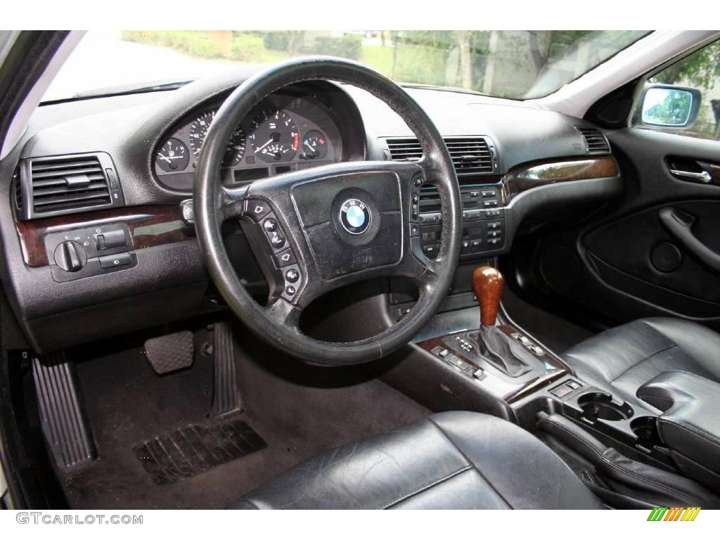 2000 3 Series 328i Sedan - Titanium Silver Metallic / Black photo #51