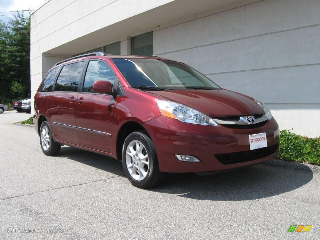 2006 Sienna Limited AWD - Salsa Red Pearl / Taupe photo #1