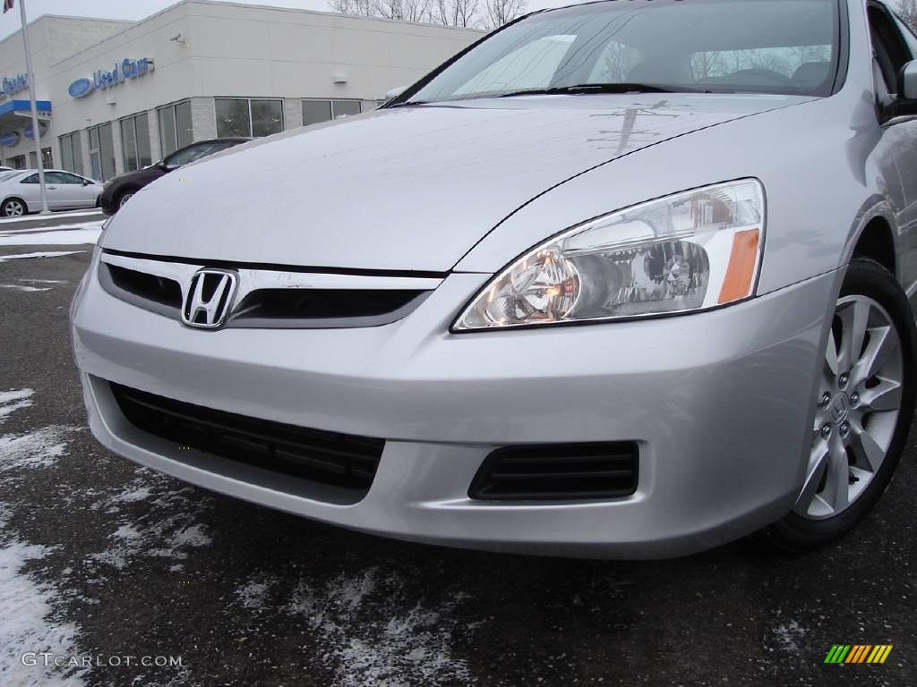 2006 Accord EX-L V6 Sedan - Alabaster Silver Metallic / Black photo #9
