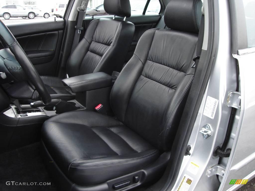 2006 Accord EX-L V6 Sedan - Alabaster Silver Metallic / Black photo #13