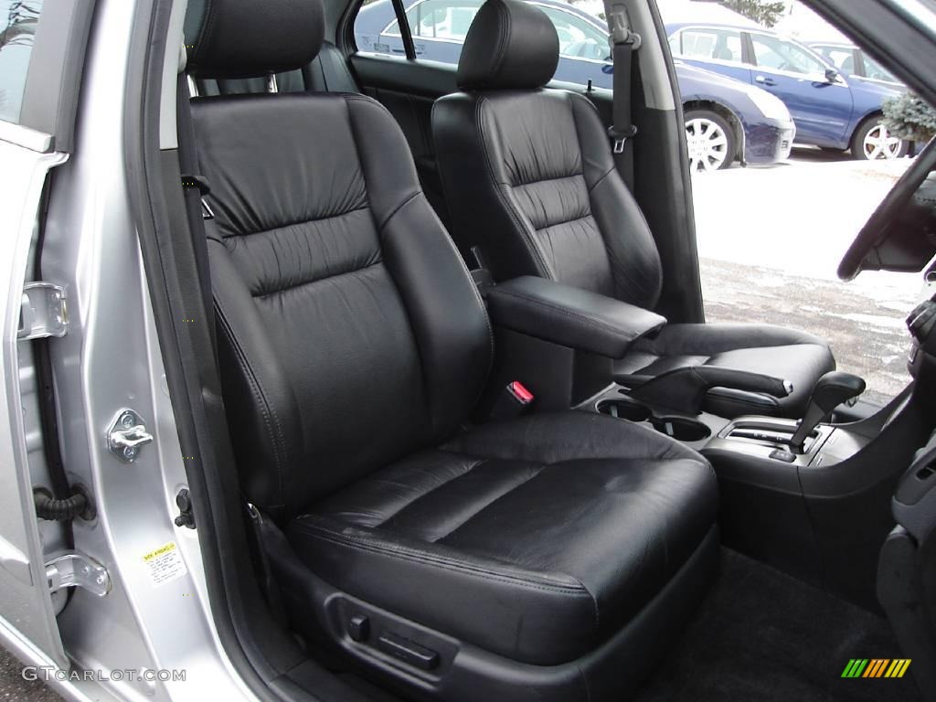 2006 Accord EX-L V6 Sedan - Alabaster Silver Metallic / Black photo #14