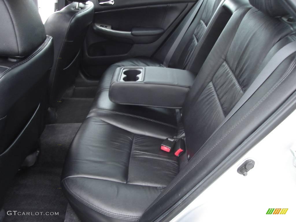 2006 Accord EX-L V6 Sedan - Alabaster Silver Metallic / Black photo #16