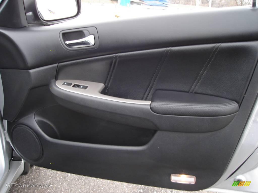 2006 Accord EX-L V6 Sedan - Alabaster Silver Metallic / Black photo #18