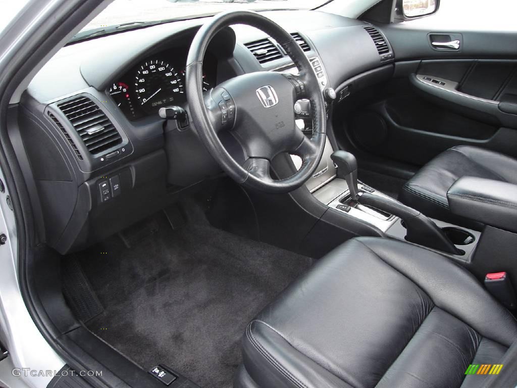 2006 Accord EX-L V6 Sedan - Alabaster Silver Metallic / Black photo #21