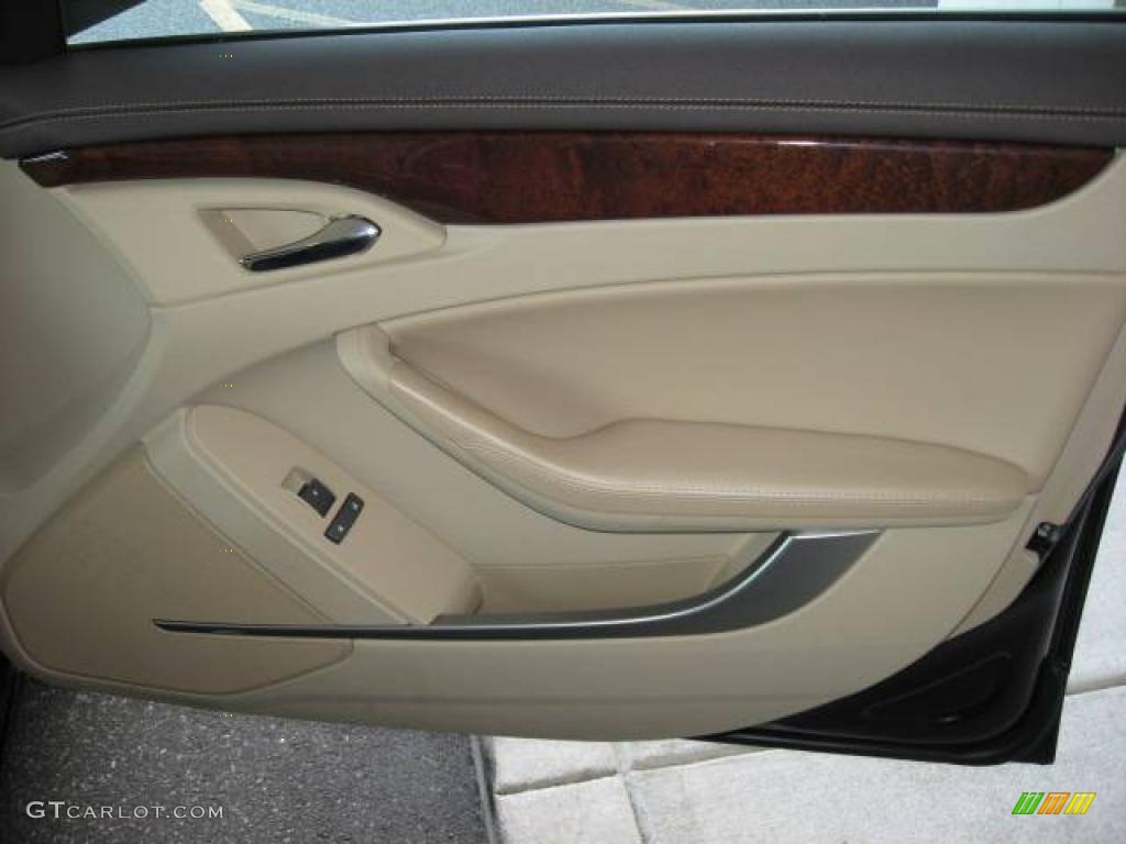 2009 CTS 4 AWD Sedan - Black Cherry / Cashmere/Cocoa photo #45