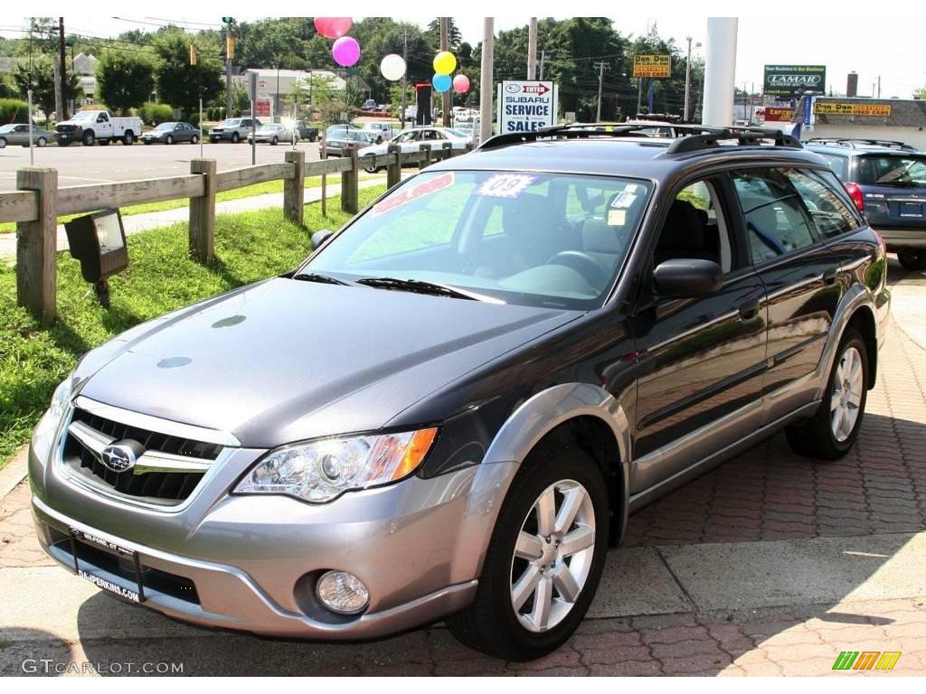 2009 Outback 2.5i Special Edition Wagon - Diamond Gray Metallic / Off Black photo #1