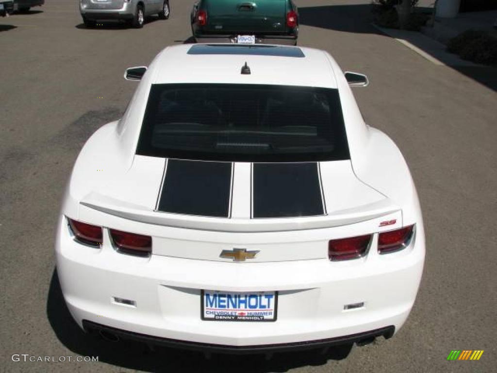 2010 Camaro SS Coupe - Summit White / Beige photo #6