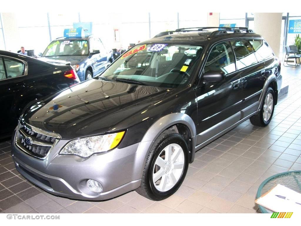 2009 Outback 2.5i Special Edition Wagon - Diamond Gray Metallic / Off Black photo #1