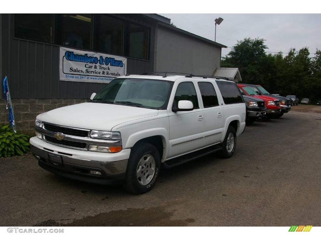 Summit White Chevrolet Suburban