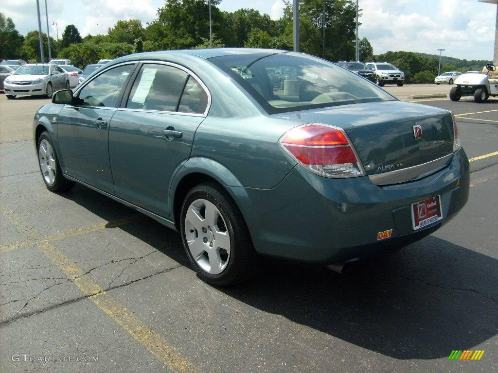 2009 Aura XE - Silver Moss / Gray photo #2