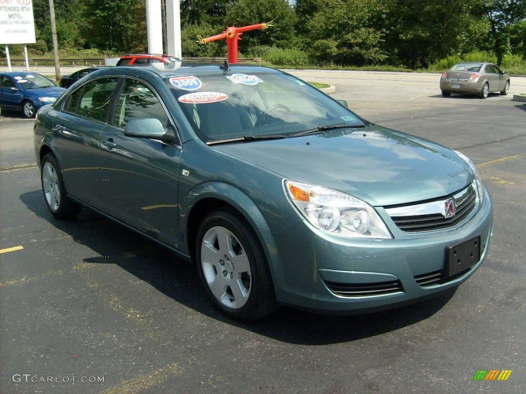 2009 Aura XE - Silver Moss / Gray photo #6