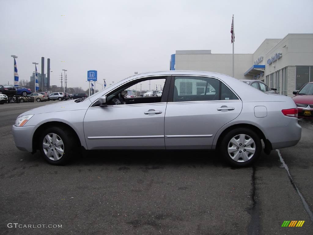 2003 Accord LX Sedan - Satin Silver Metallic / Black photo #2