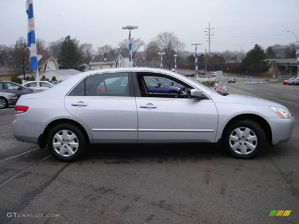 2003 Accord LX Sedan - Satin Silver Metallic / Black photo #6