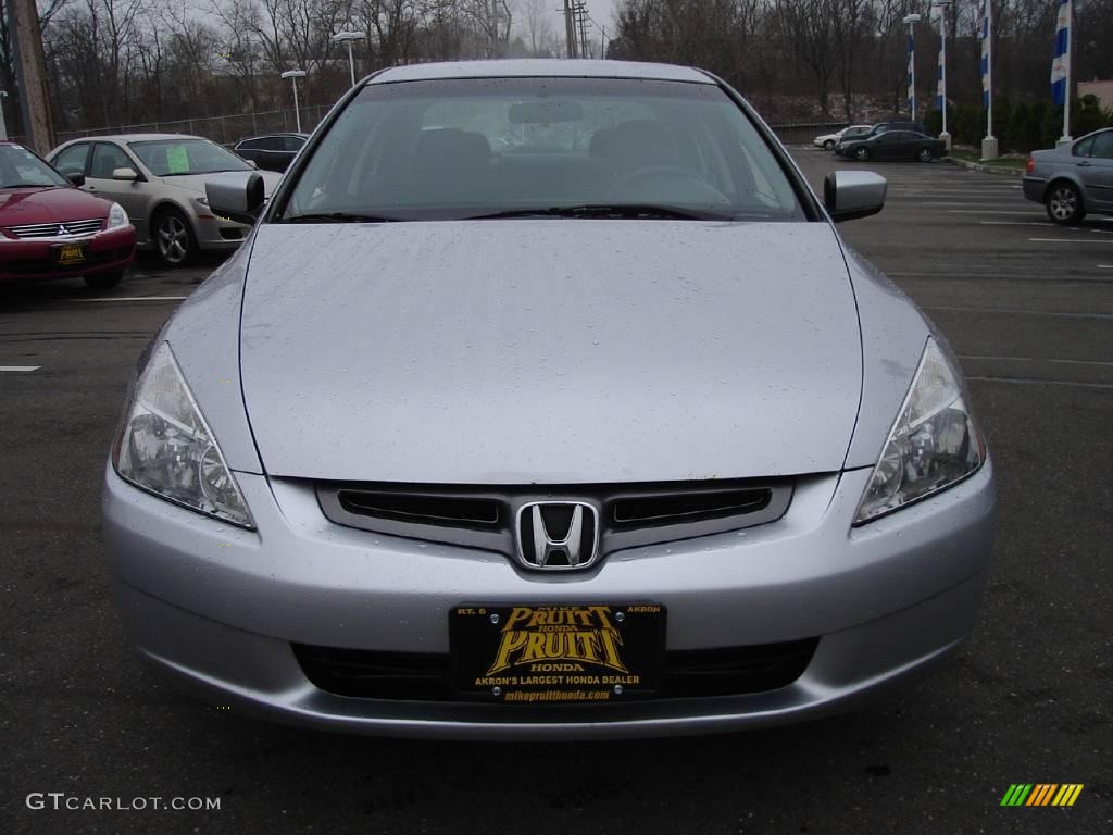 2003 Accord LX Sedan - Satin Silver Metallic / Black photo #8