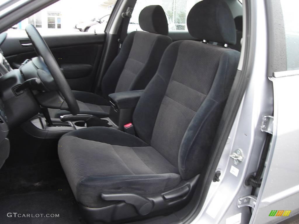 2003 Accord LX Sedan - Satin Silver Metallic / Black photo #12
