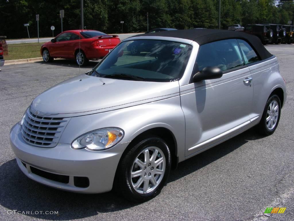 2007 PT Cruiser Convertible - Bright Silver Metallic / Pastel Slate Gray photo #10