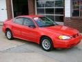 2000 Bright Red Pontiac Grand Am SE Sedan  photo #3