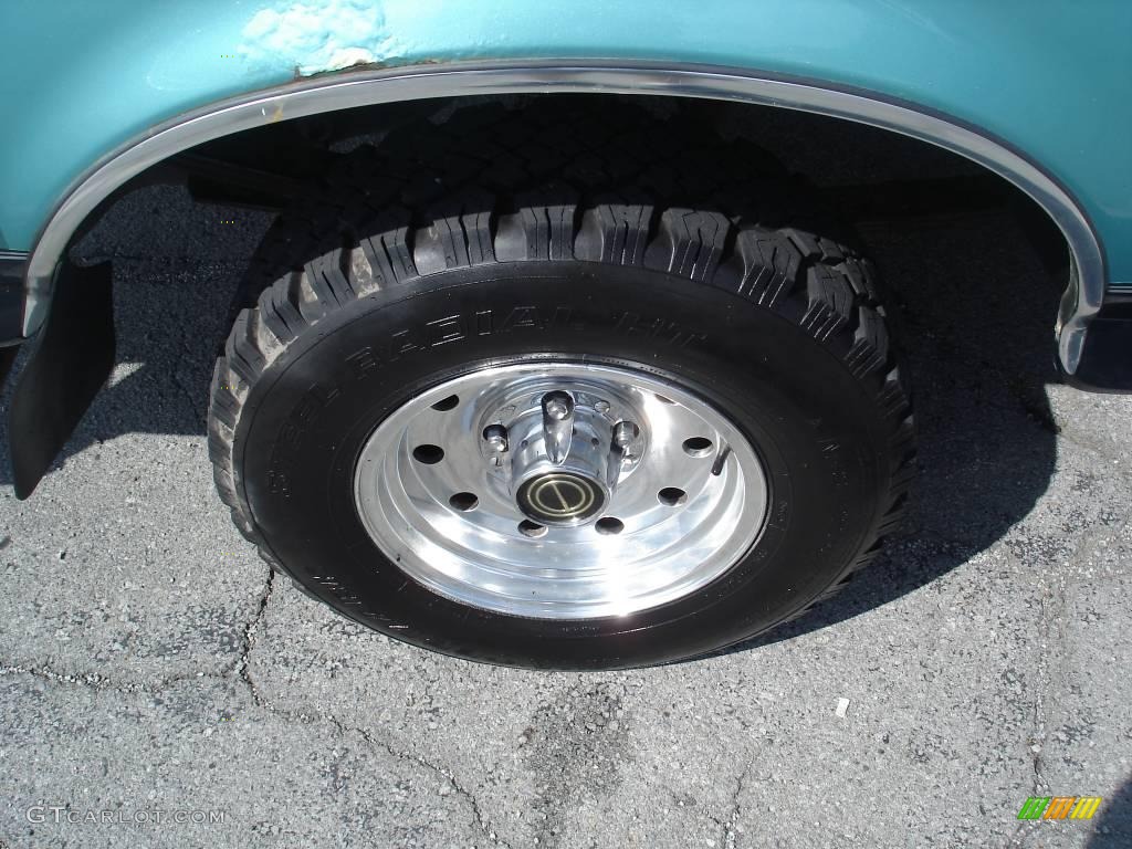 1995 F150 XLT Regular Cab - Medium Calypso Green Metallic / Gray photo #18
