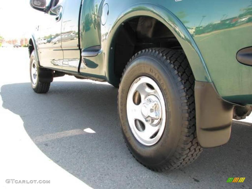 1999 F150 XLT Extended Cab 4x4 - Woodland Green Metallic / Medium Graphite photo #7