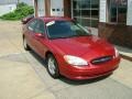 2001 Toreador Red Metallic Ford Taurus SES  photo #3
